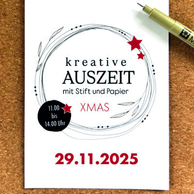 Workshop kreative Auszeit XMAS - 29.11.2025
