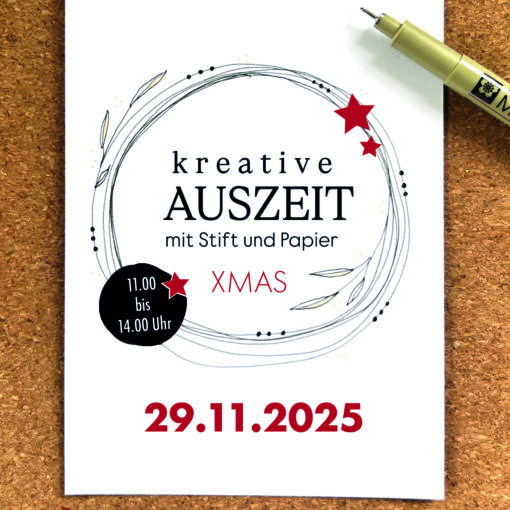 Workshop kreative Auszeit XMAS - 29.11.2025