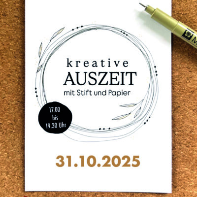 Kreative Auszeit mit Stift und Papier - 31.10.2025