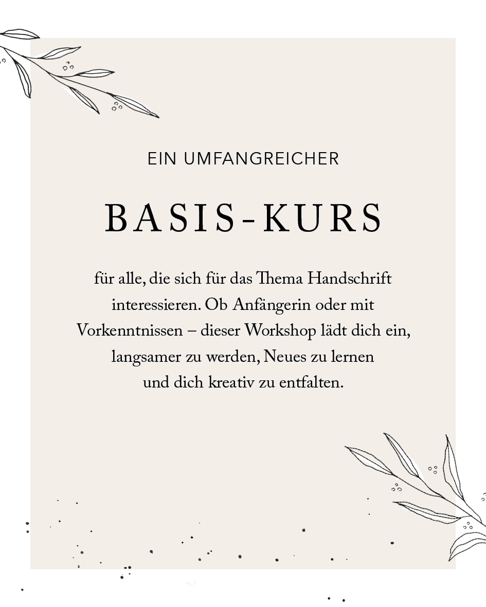 Basiskurs Schrift & Stil 28.02.2026 – Bild 2