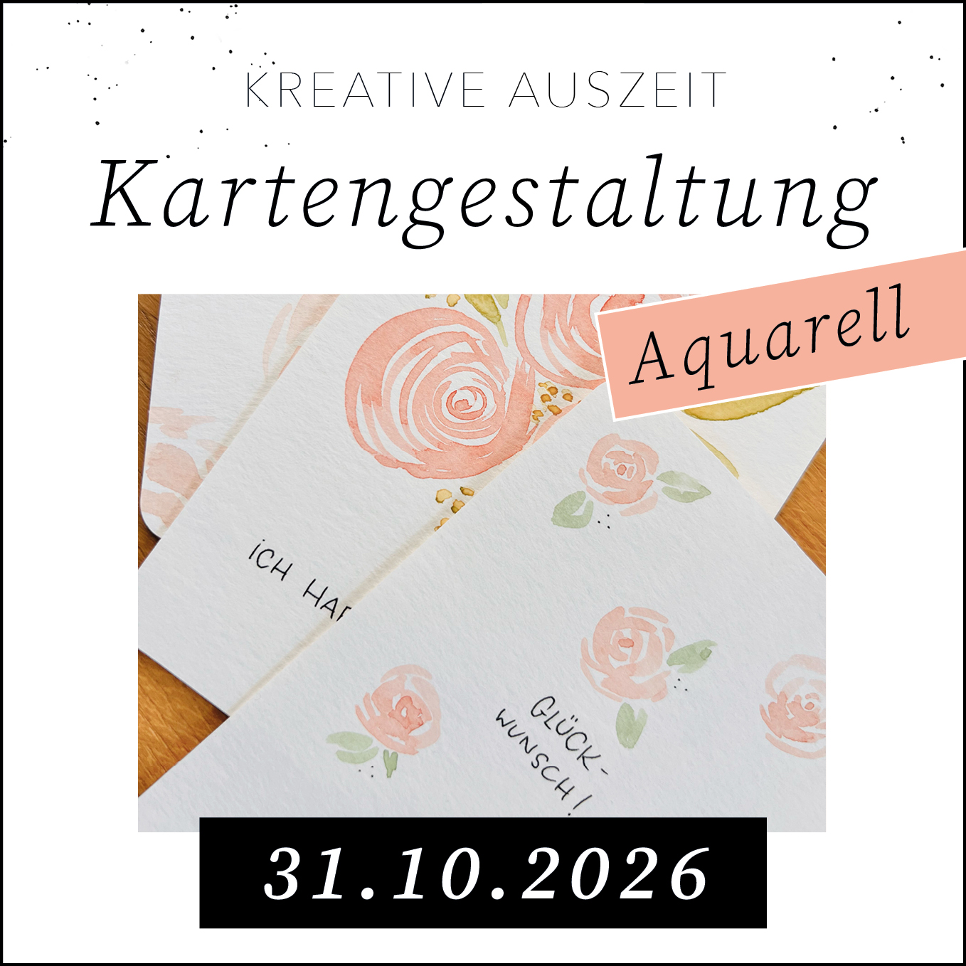 Kartengestaltung Aquarell 31.10.2026