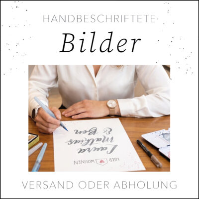 Bilder handbeschriftet Din A4
